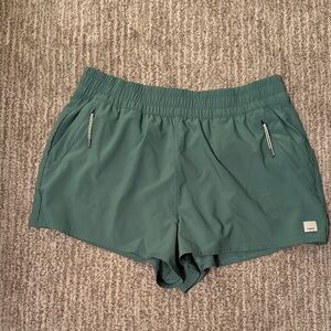 Vuori Teal Athletic Shorts for Women